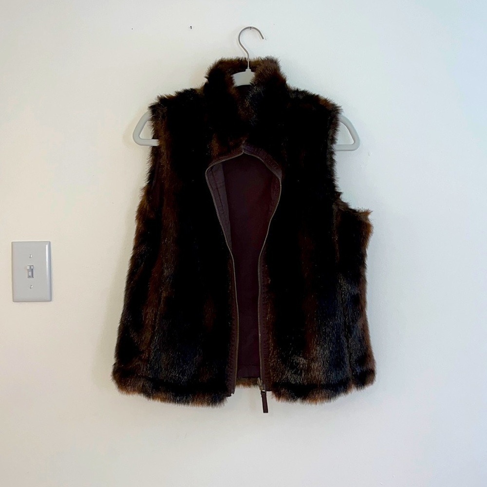 Faux Fur Reversible Vest